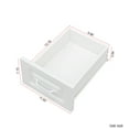 thumbnail image 4 of GZXS 55" Home Office Computer Desk with Hutch, Drawers and Bookshelves, L-Shaped Corner Study Table with Storage Cabinets, Modern Peninsula Desk for Bedroom, Living Room, or Workstation – White, 4 of 7