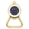 thumbnail image 1 of Octopus Colorful Marine Life Pattern Beer Bottle Cap Opener Stainless Steel Key Chain, 1 of 3