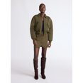 thumbnail image 3 of Scoop Women's Cropped Bomber Jacket, Midweight, Sizes XS-XXL, 3 of 5