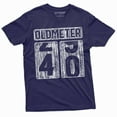 thumbnail image 5 of Men's 40th Birthday celebration T-shirt Funny Tee Oldmeter Odometer age humorous gift Tee shirt (XX-Large Military Green), 5 of 7