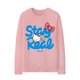 thumbnail image 1 of Camiseta de algodón de manga larga para mujer, ropa holgada, dulce, 1 of 7