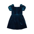 thumbnail image 3 of Kensie Girl Velvet Rhinestone Evergreen Dress, Sizes 4-16, 3 of 5