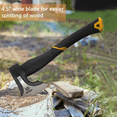 thumbnail image 3 of WICING 15" Splitting Axe, Camping Hatchet for Firewood and Outdoor Use with Shock Absorbing Anti Slip Fiberglass Handle, 3 of 7