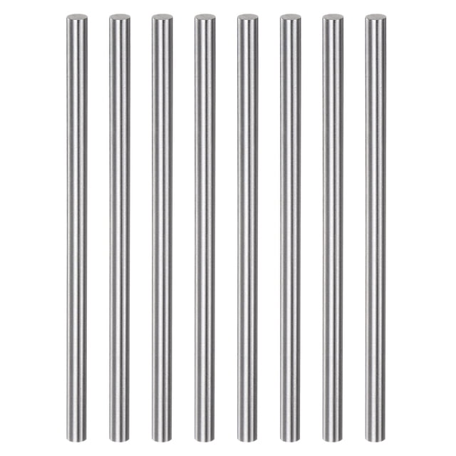 Unique Bargains 8 Packs 4.7mm x 100mm High Speed Steel (HSS) Round Rod Lathe Bar Stock DIY Tool