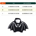 thumbnail image 5 of Clearance Pet Halloween Bat Wings Size S, Lightweight Felt Dog Costume for Cats and Dogs, Party Dress Up, 1 Pack, 5 of 5