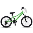 thumbnail image 4 of AVASTA Govet 20'' Kids Mountain Bike for 6-12 Years Old Boys Girls with Suspension Fork, 6 Speeds Drivetrain, Green, 4 of 11