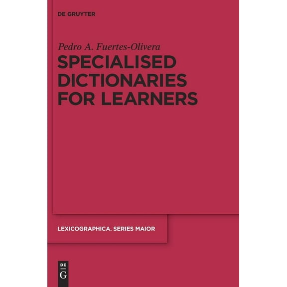 Lexicographica. Series Maior Specialised Dictionaries for Learners, Book 136, (Hardcover)