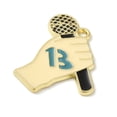 thumbnail image 2 of 30pcs Alloy Enamel Pendants Golden Microphone 24x25x1.5mm Hole: 1.6mm for Crafting, 2 of 3