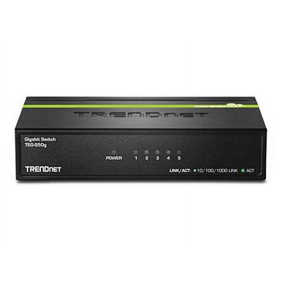 TRENDnet TEG S50G - Switch - 5 x 10/100/1000 - desktop - TAA Compliant