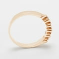 thumbnail image 3 of LBG British Made 18k Rose Gold Natural Citrine Womens Eternity Ring - 33 size options - Sizes 4 to 12 Available, 3 of 6