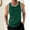 Green, variant on Men's T-Shirts Qiggri Fashionable Men's Round-neck Solid Color Mesh Drying Sleeveless Top Running Tank Top Men