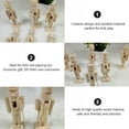 thumbnail image 5 of Christmas Nutcracker Soldier, 6Pcs Unpainted Wooden Nutcracker Figurines, DIY Nutcrackers - Paint Your Own Nutcracker, Unfinished Wood Crafts Gifts for Kids, 5 of 5