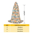 thumbnail image 2 of Honeii Falling Pumpkins On Car Print Poncho Cape, Cloak Coat, Snuggly Hooded Wearable Blanket, Hooded Cape For Teenagers,Halloween Costumes-Large, 2 of 7