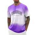 thumbnail image 2 of Los Angeles California Letter Graphic Tees for Men 2026 Summer Casual Short Sleeve Crewneck T Shirts West Coast Streetwear, 2 of 5