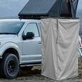 thumbnail image 4 of QccHieUs Vehicle Side Shower Tent Privacy Shelter Bathroom Overland Toilet Stall Changing Gray, 4 of 7