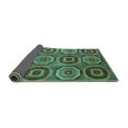 thumbnail image 2 of Ahgly Company Indoor Rectangle Abstract Turquoise Blue Modern Area Rugs, 7' x 9', 2 of 4