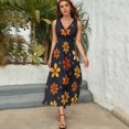 thumbnail image 5 of Floral Vestido Sin Mangas Para Mujer, Traje De, Ropa De Cumpleaños, Verano, 5 of 5