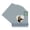 Metallic Silver, variant on Metallic Gold Picture Frame Mat for 4x4 Inch Frames - Heart Opening for 2x2 Photos - 10 Mats