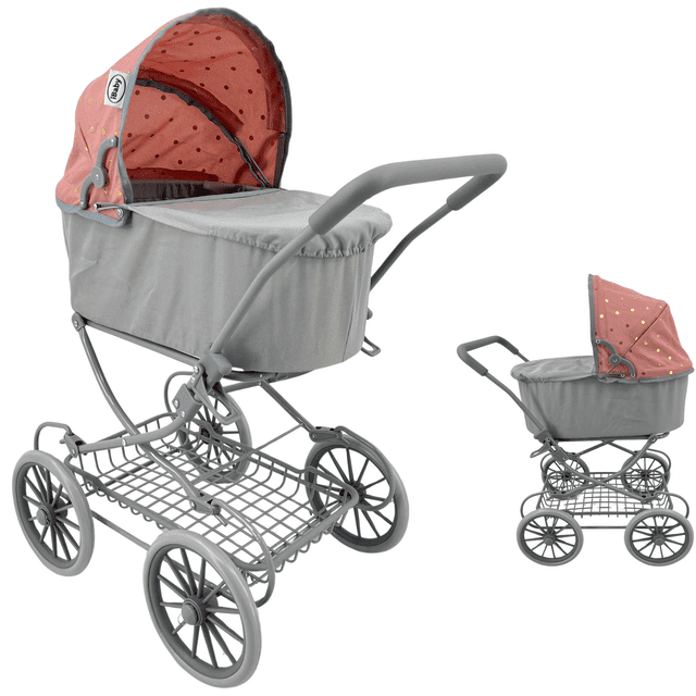 carriola para muñeca con bambineto reversible plegable 10074 ustica ibaby