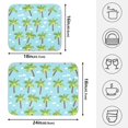 thumbnail image 2 of Ryvnso Coconut Palm Tree Dish Drying Mat for Kitchen Countertop 18x24 Large Dish Pad Drainer Rack Dish Sink Mats, 2 of 7