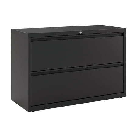 UPC: 0029404174575 | Hirsh 42 Inch Wide 2 Drawer Metal Lateral File Cabinet for Home and Office  Holds Letter  Legal and A4 Hanging Folders  Black