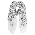 thumbnail image 7 of Peach Couture Lightweight Soft Animal Owl Printed Scarf Shawl, 7 of 7