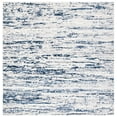 thumbnail image 2 of SAFAVIEH Amelia Lester Abstract Area Rug, Gray/Navy, 8' x 8' Square, 2 of 13