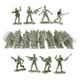 thumbnail image 2 of 4.5cm Hombres De Acción Juegos De Escenas De Arena Juguetes Regalos Para 4.5cm Verde CUTICAT Figuras de soldados de 100 piezas, 2 of 7