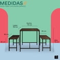 thumbnail image 4 of Comedor Minimalista Mubson Naly Café 2 Taburetes para 4-5 Personas, 4 of 5