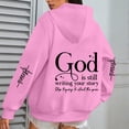 thumbnail image 2 of TIANZEN Oversized Long Sleeve Hooded Sweatshirt Casual Pullover Hoodie With Pocket For Streetwear Fashion Womens Zip up Tunic Sweatshirt, 2 of 6