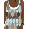 thumbnail image 2 of Gvmfive Summer Dresses for Women Round Neck Casual Printed Loose Beach Party Dress, 2 of 4