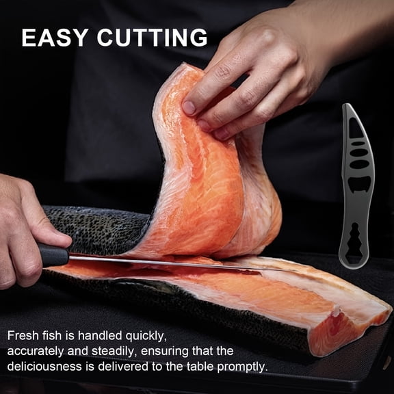 ATISEN Fishing Fillet Knife Set 6-inch Stainless Steel Blade with Sheath and Sharpener 3-Piece