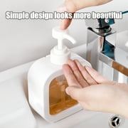 sixwipe 2 Pack Kitchen Hand and Dish Soap Dispenser Set, Soap Dispenser Bottle with Pump, Dispenser Bottle for Washing Up Liquid, Hand Wash, Wish, Shampoo, Lotion Dispenser Bottle for Kitchen & Bathroom(300ML)