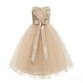 thumbnail image 2 of Ekidsbridal Girl Pageant Flower Girl Dress - Sequin Heart Cutout with Flower 271F (Size: 2-12), 2 of 3