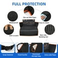 thumbnail image 2 of Car Trunk Mat for Dog,80" x 88" Waterproof Pet Cargo Cover Dog Seat Mat,Car Trunk Protective Cover,Scratch-resistant and Sturdy Pet Seat for Cars Trucks, and SUVs（Black,L）, 2 of 7