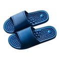 thumbnail image 2 of HonstMatter Men's Slippers, Massage Sandal Slippers with Non Slip Soft Sole, Indoor House Slippers for Bathroom and Home, Gray, 2 of 4