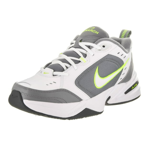 Nike Nike Men S Air Monarch Iv White White Cool Grey Volt Training Shoe 11 Men Us Walmart Com Walmart Com