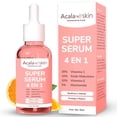 thumbnail image 1 of Super Serum 4 en 1 - Vitamina C + &Aacute;cido Hialur&oacute;nico + Vitamina E + Niacinamida | - Para Todo Tipo de Piel - Suero Facial Antiarrugas y Manchas Para Iluminar y Reafirmar La Piel, 1 of 8