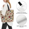 thumbnail image 3 of Disketp Rustic Plaid Forest Lodge Bolsa Tote Estampada para Mujer, Bolso de Hombro y de Mano para Compras y Viajes, 3 of 8