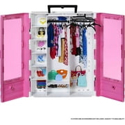 Barbie Fashionista Ultimate Closet Playset with Clothes & Accessories, Includes 5 Hangers
