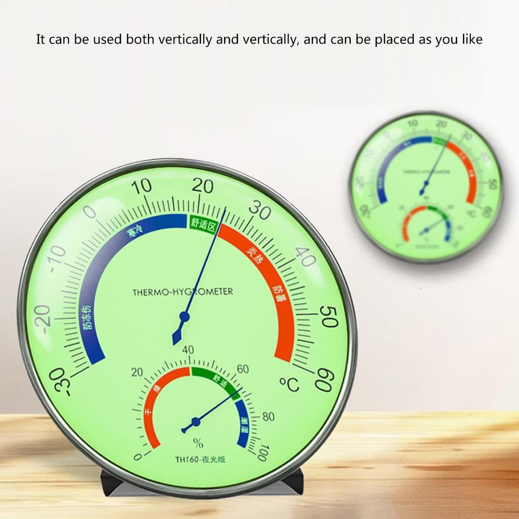 Giaone Stainless Steel Pointer Hygrometer Thermometers Humidity Temperature Measuring