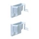 thumbnail image 4 of Kearding Soporte de plástico para cepillos de para colgar en la pared, estante de almacenamiento de de dientes, máquina de afeitar, Azul 2piezas Kearding CBP148893, 4 of 6