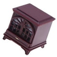 thumbnail image 4 of BELOVING Cheminée Miniature pour Maison de Poupée 1/12 avec Lumière LED Mini Cheminée pour Diorama Rouge Brun, 4 of 10