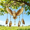 thumbnail image 6 of Vintage Bird Wind Chime With Crystal Suncatcher Prisms, Metal Hanging Windchime, Outdoor Porch Garden Window Decor, Sympathy Memorial & Housewarming Gift, 6 of 6