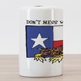 thumbnail image 3 of Reptile Ceramic Toothbrush Holder, Illustration of Warrior Horned Toad Standing for Texas City American Dream, Decorative Versatile Countertop for Bathroom, 4.5" X 2.7", Multicolor, by Ambesonne, 3 of 4