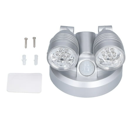 

Adjustable Sensor Light Double Head Infrared Induction Motion Sensor Lamp LED Night Light