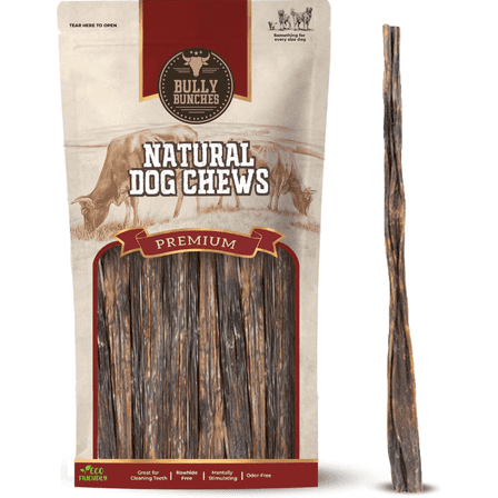 Bully Bunches All Natural 12 Inch Beef Jerky Sticks - 25 Pack