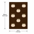 thumbnail image 3 of 39.4"x27.6" Fall Halloween Pumpkin Throw Blanket Soft Cozy Warm Flannel Fleece Blankets for Couch Sofa Bed, Thanksgiving Gift for Women Men, 3 of 6
