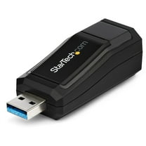 StarTech.com USB 3.0 to Gigabit Ethernet NIC Network Adapter, 10/100/1000 Mbps