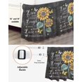 thumbnail image 3 of Retro Sunflower Wrap Around Bed Skirts for Queen Bed 16" Drop,Bed Skirt with Adjustable Elastic Belt Dust Ruffle Bed Valance for Bedroom Hotel Spring Summer Farmhouse Floral Butterfly Bed Frame Cover, 3 of 7